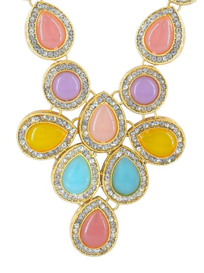 Multicolor Crystal Jewellery Set
