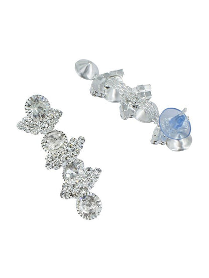 Silver Plated CZ-Studded Jewellery Set
