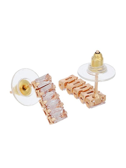 Rose Gold Plated CZ Jewellery Set