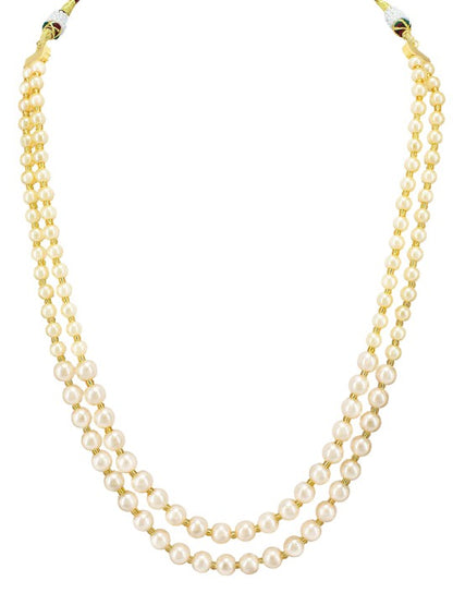 Artificial Beads Double Layered Jewellery Set