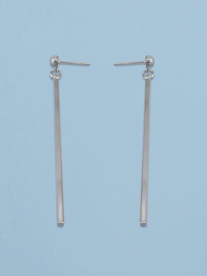 Stainless Steel Bar Drop Earrings