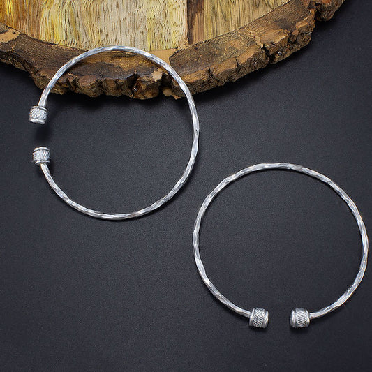 Stainless Steel Kada Trendy Bracelet Pair