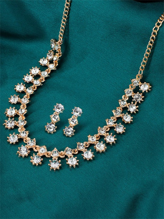 Rose Gold Plated Jewellery Set