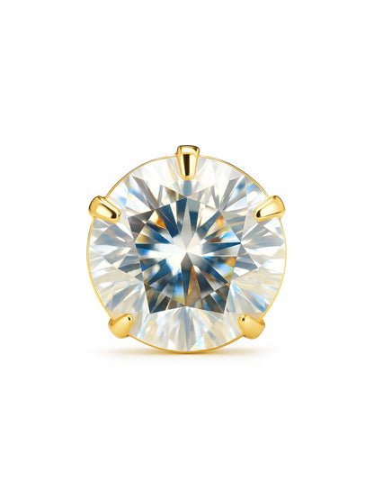 Gold Plated AD Minimal Stud Earrings