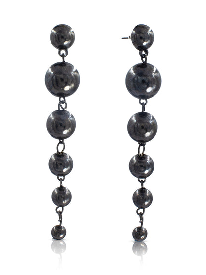 Pack of 3 Ball & Mesh Drop Earrings