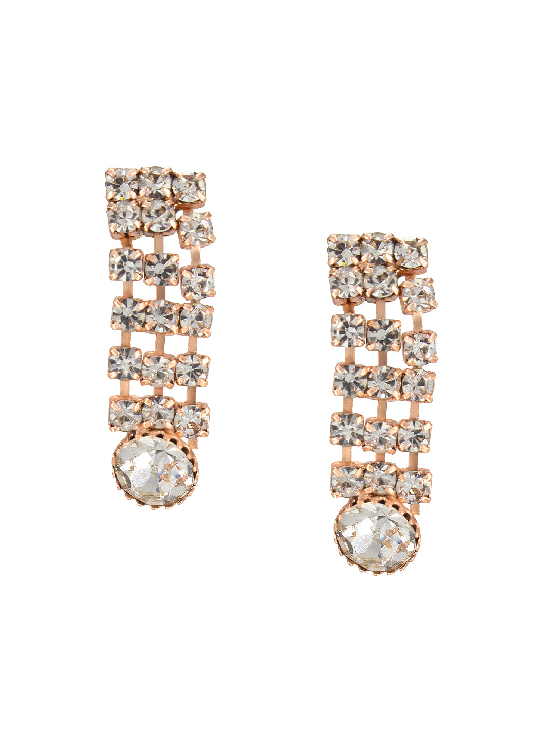 Rose Gold Plated CZ Jewellery Set