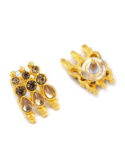 Gold Plated Stones Studded Jewellery Set