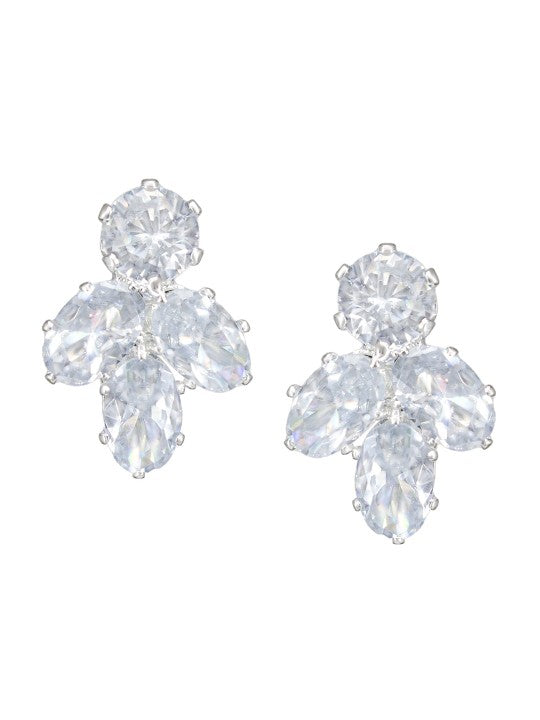 Silver Plated Cubic Zirconia Jewellery Set