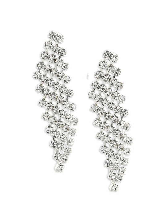 Silver Plated CZ-Studded Jewellery Set