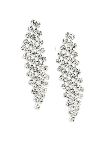 Silver Plated CZ-Studded Jewellery Set