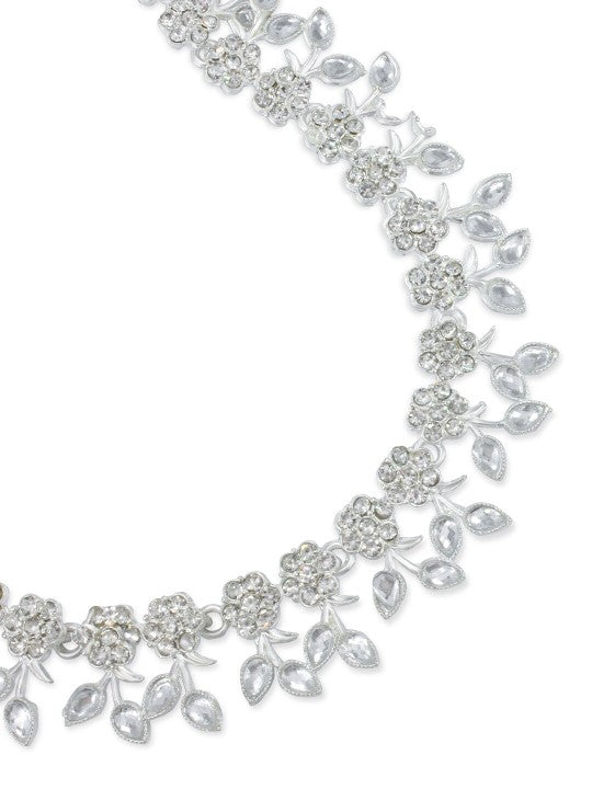 Floral Kundan Jewellery Set