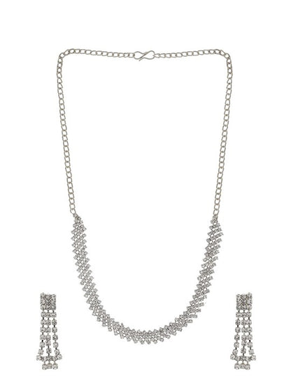 Sleek CZ Jewellery Set