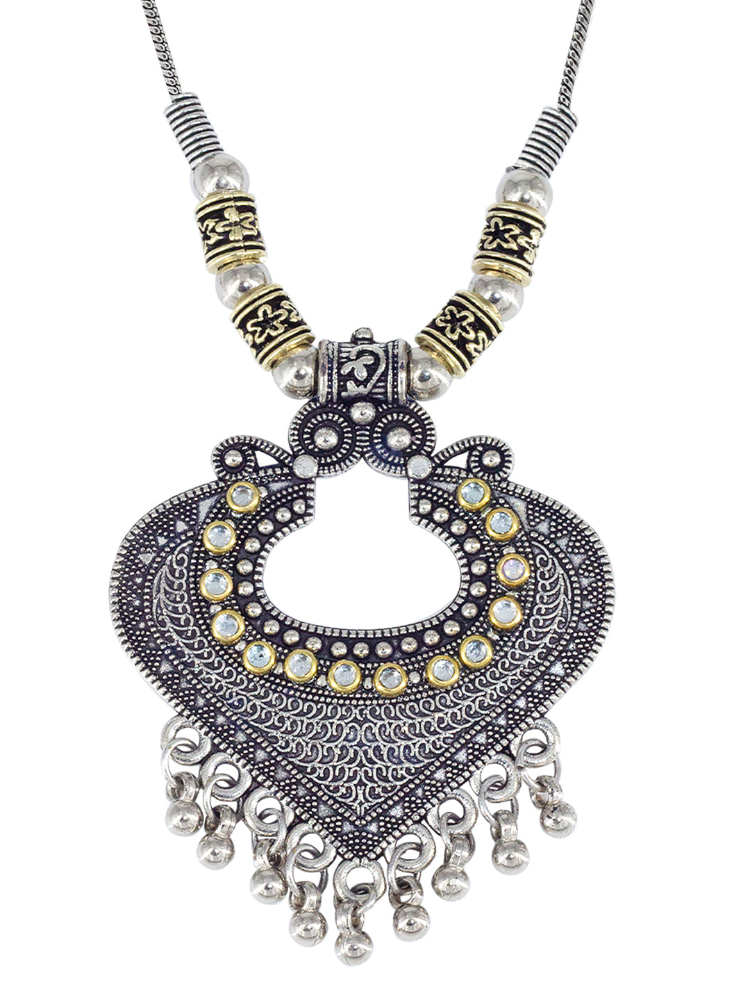 Oxidized Statement Chain Necklace