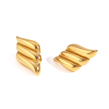 Stainless Steel Anti Tarnish Quirky Stud Earrings