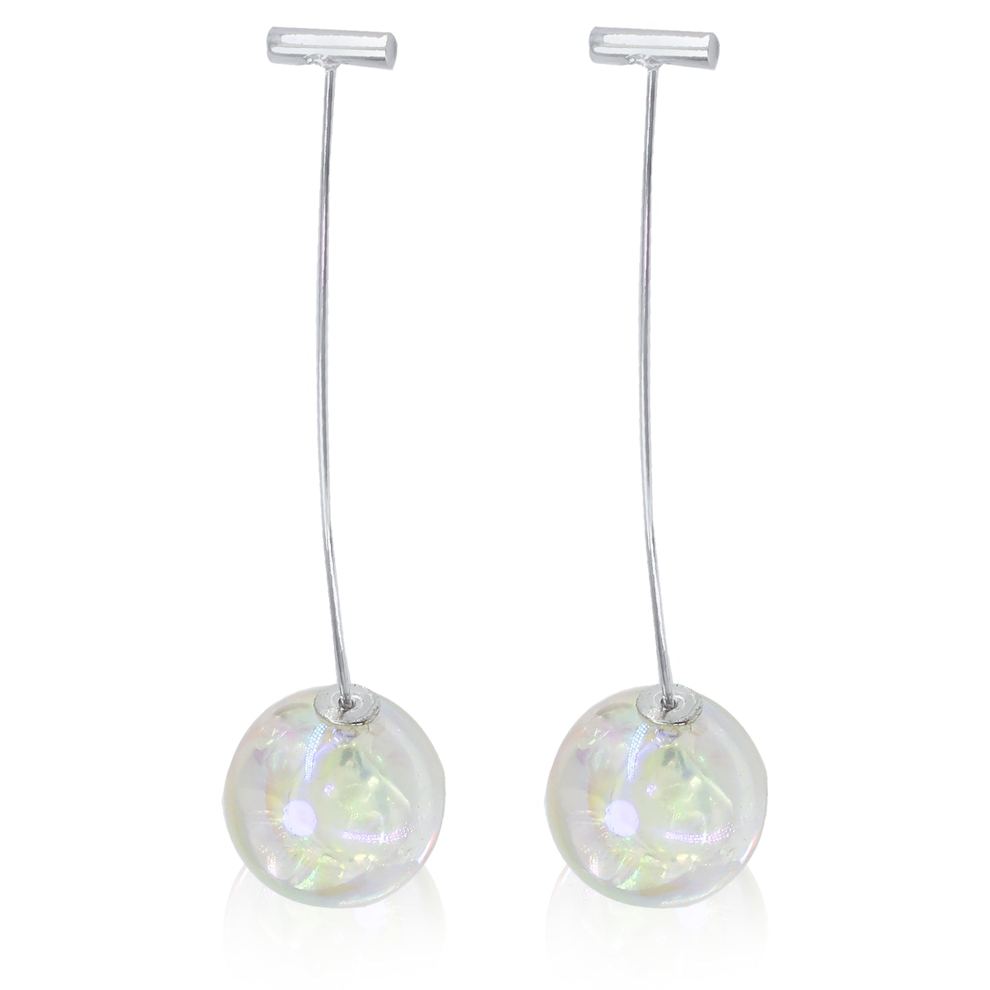 Bubble Cherry Drop Earrings