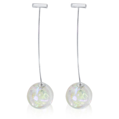 Bubble Cherry Drop Earrings