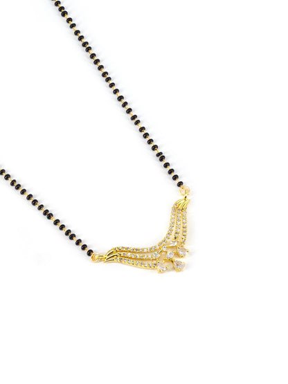 Gold Plated AD Studded Mangalsutra for Women