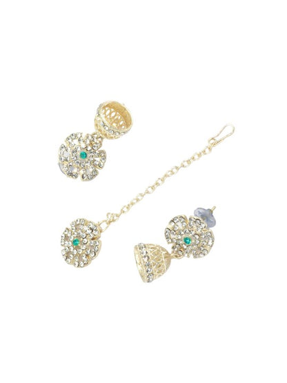 Blue Floral Jewellery Set