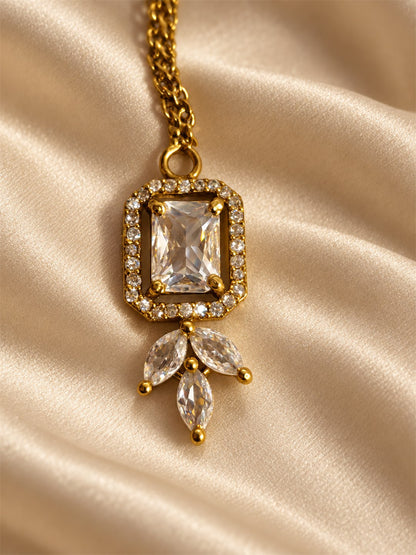 South Indian Gold Plated AD Maang Tikka for Women