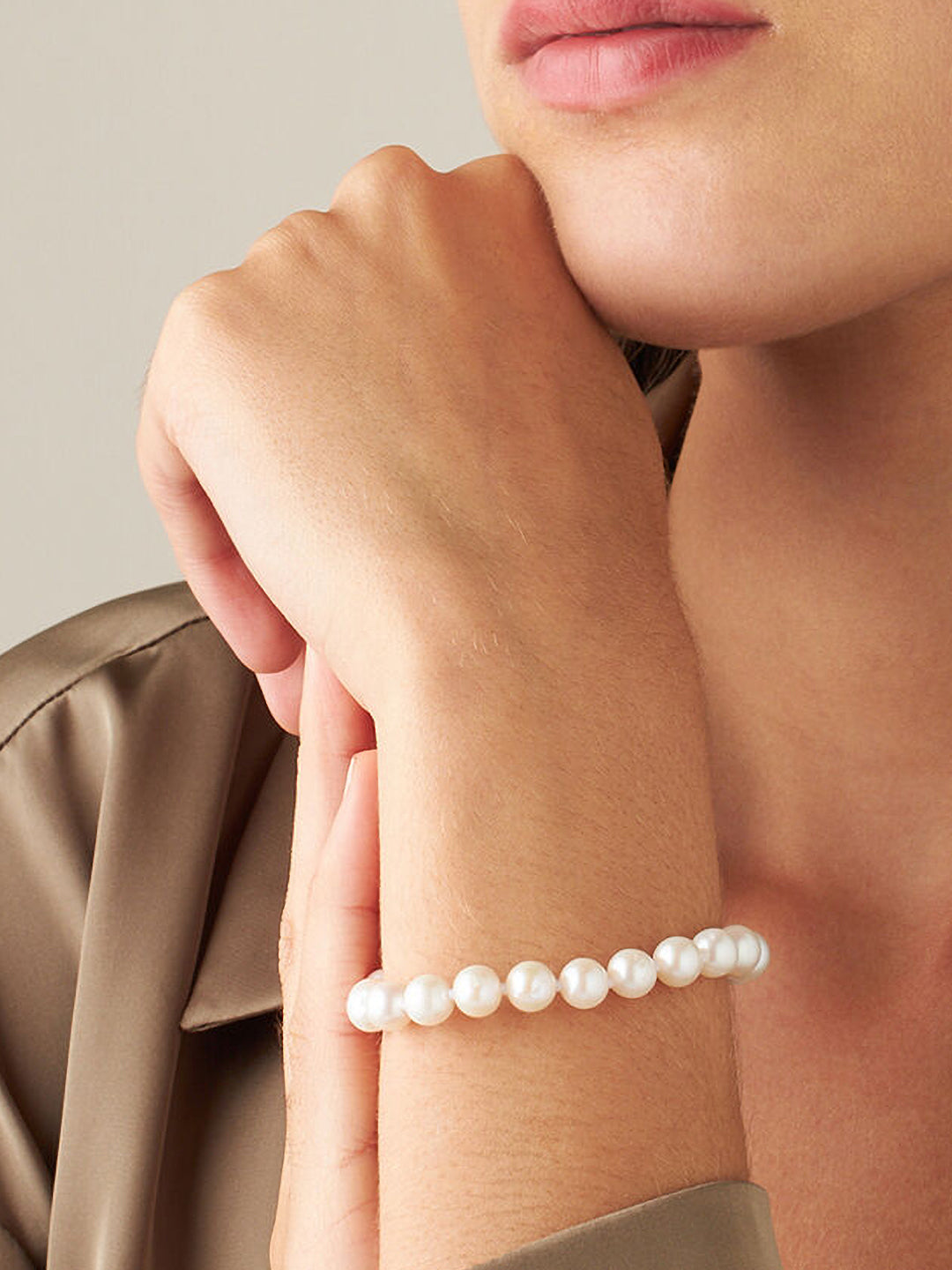 Faux Pearls Jewellery Set