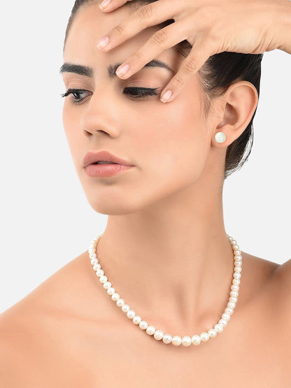 Faux Pearls Jewellery Set
