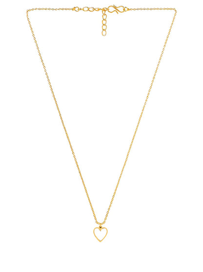 Anti Tarnish Stainless Steel Heart Necklace