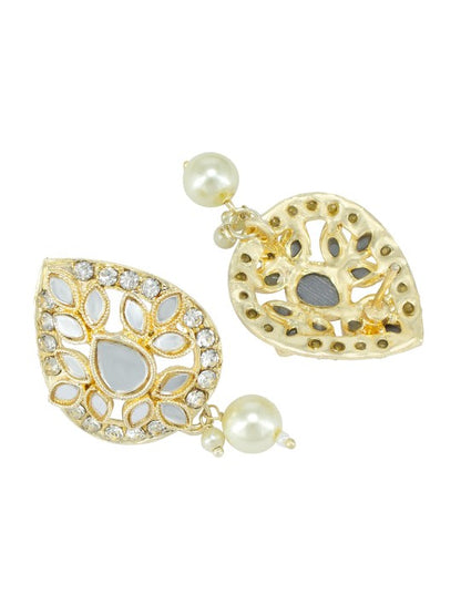 Artificial Stone & Beads Teardrop Jewellery Set