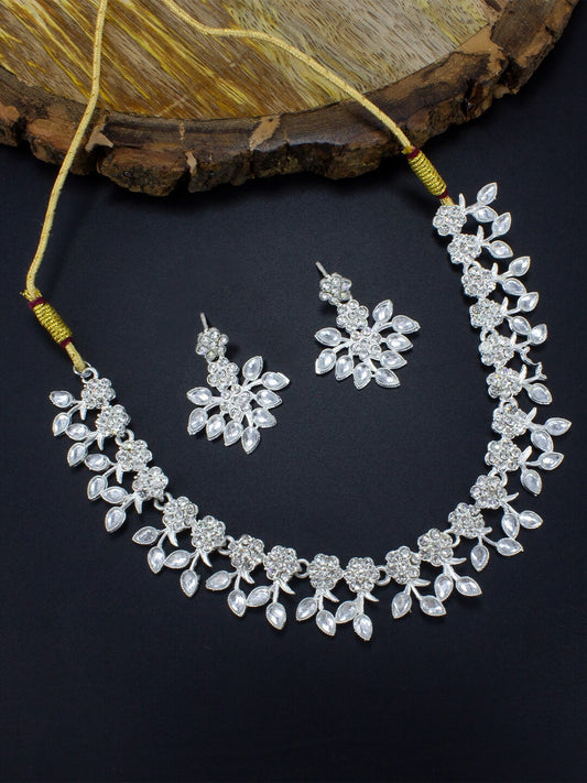 Floral Kundan Jewellery Set