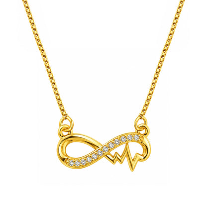 Gold Plated AD Pendant for Women