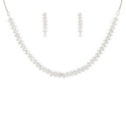 Silver Plated Minimal Jewellery Set for Women