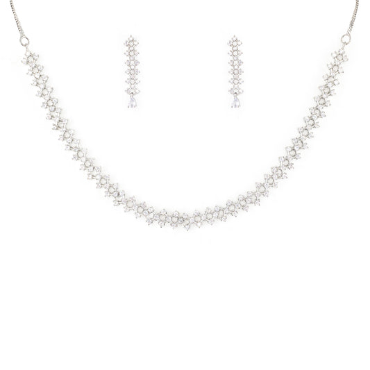 Silver Plated Minimal Jewellery Set for Women