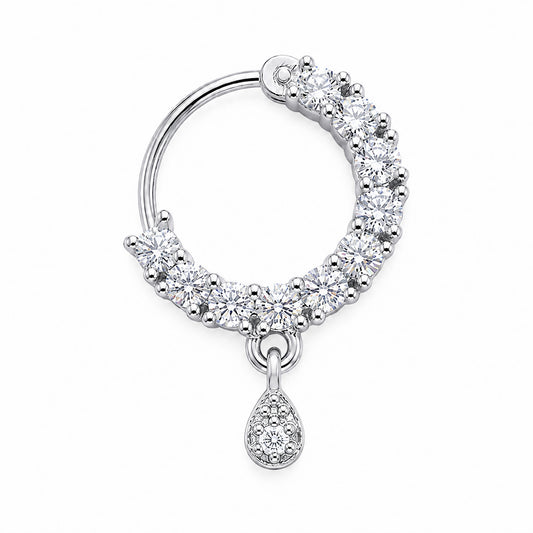 Gold Plated AD Small Nosering for Women