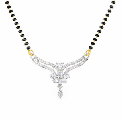 Silver Plated AD Mangalsutra for Women