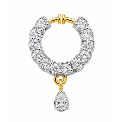 Gold Plated AD Small Nosering for Women