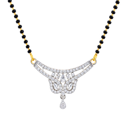 Silver Plated AD Mangalsutra for Women