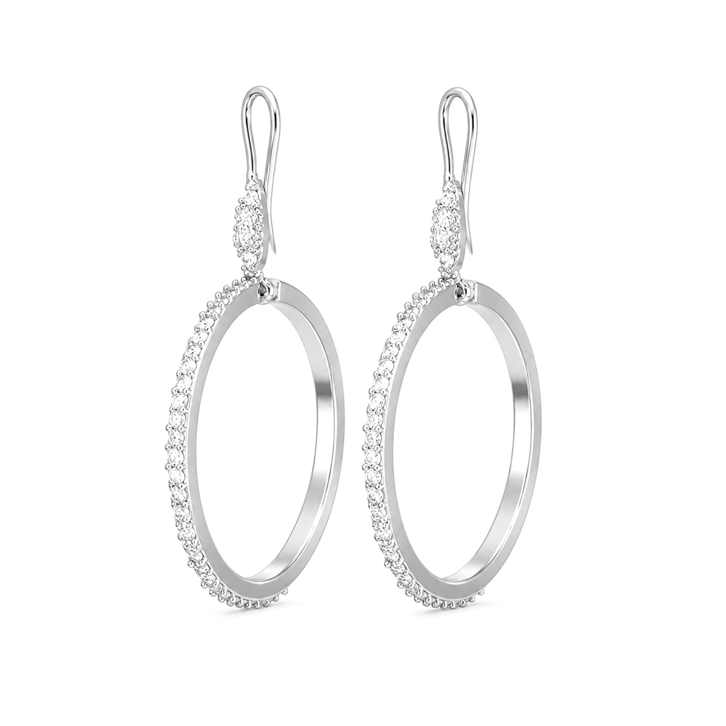 Silver Plated AD Earrings for Women