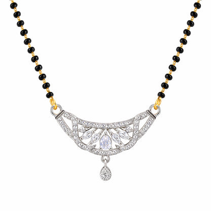 Silver Plated AD Mangalsutra for Women