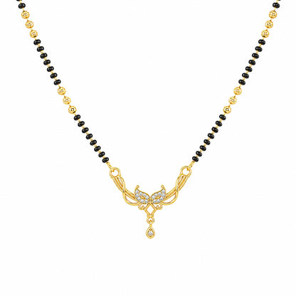 Gold Anti Tarnish AD Mangalsutra for Women