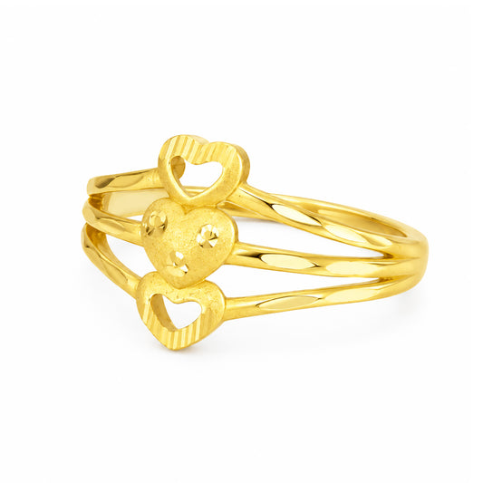 Gold Plated Anti Tarnish Finger Ring for Women