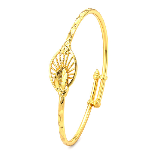 Gold Plated Adjustable Bracelet for Kids