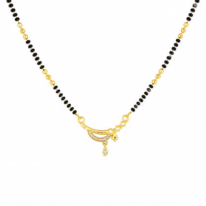 Gold Anti Tarnish AD Mangalsutra for Women