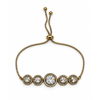 South Indian Gold Plated AD Adjustable Bracelet for Women