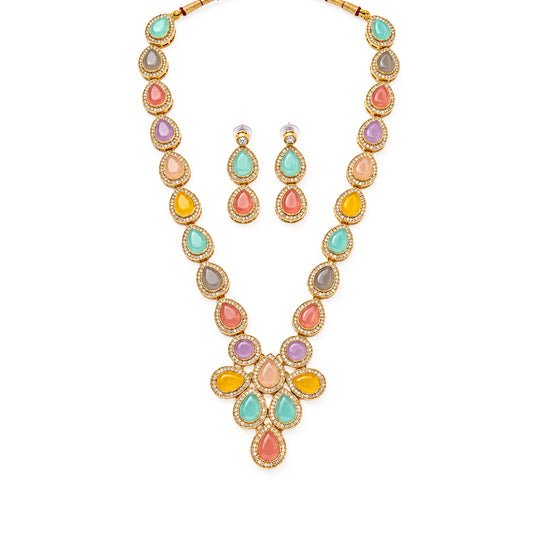 Multicolor Crystal Jewellery Set