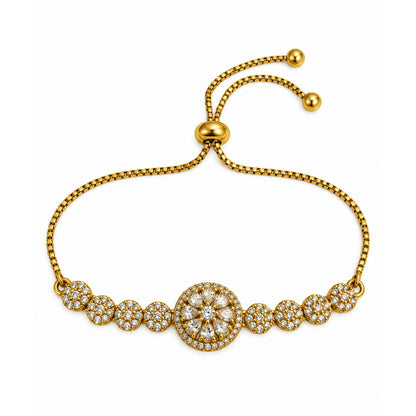 South India Gold Plated AD Bracelet for Women