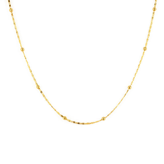 Gold Plated Minimal Chain for women