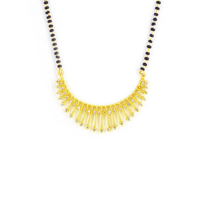 Gold Plated AD Studded Mangalsutra for Women