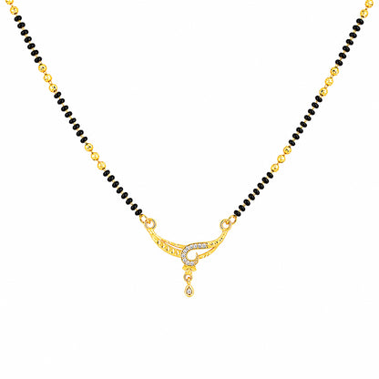 Gold Anti Tarnish AD Mangalsutra for Women