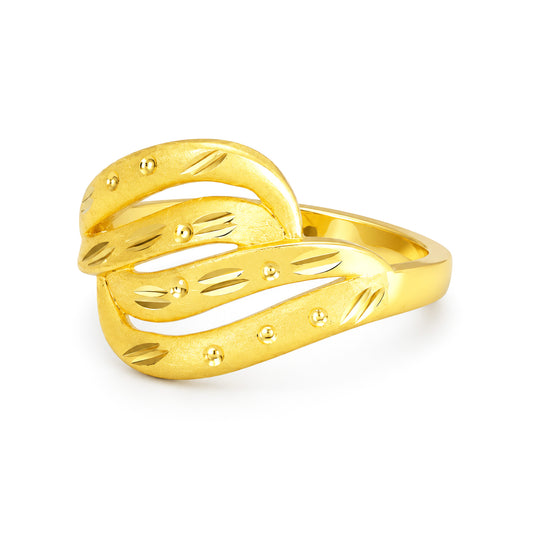 Gold Plated Anti Tarnish Finger Ring for Women