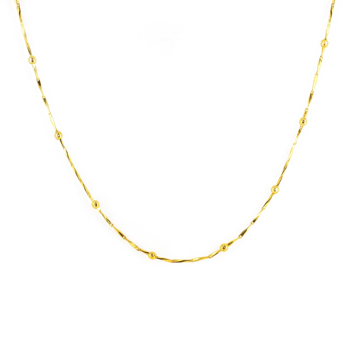 Gold Plated Minimal Chain Necklace for women