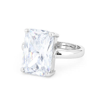 Silver Plated AD Finger Ring for Women